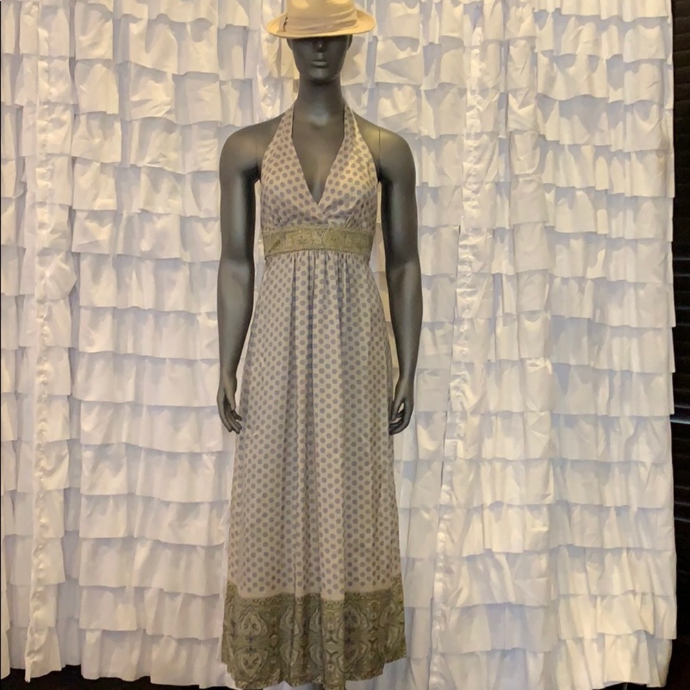 Bcbg Max Azria 100% SILK!! multicolor flowy dress